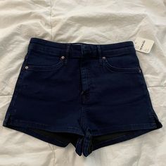 New With Tags Free People Navy Blue Shorts Denim Stretchy Size 25. Never Worn Originally Purchased From Free People. Great Condition No Flaws Or Defects. High-rise Blue Shorts, Blue Fitted Mid-rise Jean Shorts, Blue High Waist Cotton Jean Shorts, Blue High-waisted Cotton Jean Shorts, High Waist Blue Cotton Jean Shorts, Blue High Rise Jeans With Built-in Shorts, Blue Fitted High Rise Jean Shorts, Mid-rise Blue Jean Shorts With Built-in Shorts, Mid-rise Blue Jean Shorts