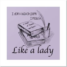 i don't watch pom read it like a lady