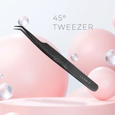 Titanium Eyelash Tweezers - 45° #4 - One V Salon Lashing Techniques, Perfect Lashes, Lash Room, Eyelash Tweezer, Lash Extension, For Lash, Volume Lashes, Lash Artist, Long Lashes