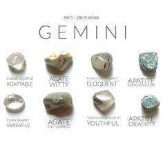 GEMINI ZODIAC COLLECTION May 21 June 20 Air Sign | Etsy Healing Ideas, Serpentine Crystal, Zodiac Collection, Crystal Guide, Spirit Science, Crystal Grids, Air Signs, Tourmalinated Quartz