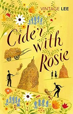 the book cover for cider with rose by vintage lee is shown on a table