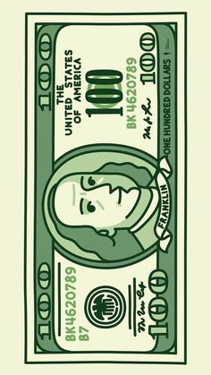 Money 💵 aesthetic 100 American dollars Money Design Art, Iphone Ideas, Funky Rugs, Money Notes, States In America, Vintage Cartoon, Good Notes, Wallpaper Iphone Cute