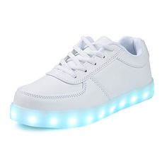 SAGUARO 7 Colors USB Charging LED Lighted Luminous Couple Casual Shoes Sneakers for Unisex Men Women US Size 75 >>> For more information, visit image link. Color Changing Shoes, Led Sneakers, Glow Shoes, Mens Sport Sneakers, Shoes Inspiration, Led Shoes