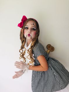 Pin on LiliRose Halloween Doll Costume Creepy, Diy Doll Costume For Women, Diy Creepy Doll Costume, Creepy Dolls Costume, Scary Doll Costume For Kids, Creepy Doll Makeup For Kids, Creepy Doll Costume For Kids, Halloween Costumes For Kids Girls Cute, Creepy Halloween Costumes For Kids