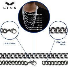 Add something new and exciting to your daily look with this stainless steel curb chain necklace. Add something new and exciting to your daily look with this stainless steel curb chain necklace. Chain length: 24 in. Chain type: curb Clasp: lobster-claw Metal: stainless steel Finish: antiqued Packaging: pouch Please note, due to the high value of this item, a signature may be required upon delivery. Size: 24". Color: Grey. Gender: male. Age Group: adult. Stainless Steel Chain Link Necklace For Streetwear, Metal Cuban Link Chain Necklace, Stainless Steel Curb Chain Jewelry, Metal Curb Chain Jewelry For Streetwear, Cuban Link Necklace With Lobster Clasp, Fashion Metal Curb Chain Jewelry, Streetwear Metal Jewelry With Curb Chain, Stainless Steel Adjustable Chain Necklace For Streetwear, Metal Cuban Link Chain Necklace With Lobster Clasp