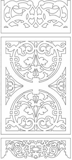 the design for an ornamental panel