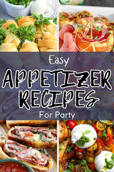 easy appetizer recipes for party