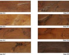 the different types of wood flooring samples