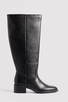 Knee High Rounded Toe Boots Another Round, Rounded Toe Boots, Wide Calf Boots, Toe Boots, Wide Calf, Future Fashion, Calf Boots, Boots Black, Industrial Style