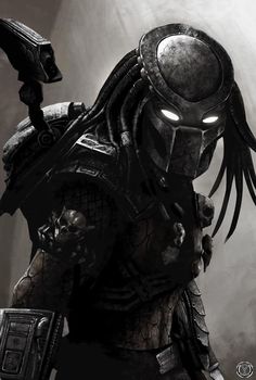 Predator Tattoo, Predator Helmet, H.r. Giger, Alien Artwork