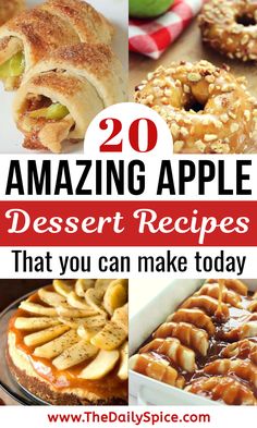 some apple desserts that you can make today