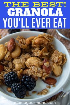 the best granola you'll ever eat