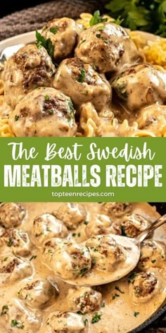 the best swedish meatballs recipe in a skillet