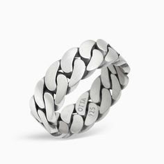 OTTASILVER Mens Silver Ring Mens Silver Ring, Mens Silver Jewelry, S Ring, Luxury Jewelry Brands, Rings Silver, Travel Jewelry Case, Silver Coat, Mens Silver Rings, Boyfriend Birthday