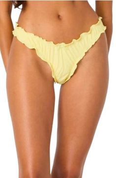 Ruffled edges detail these bikini bottoms that will add timeless charm to your poolside looks. Cheeky back coverage 82% nylon, 18% spandex Hand wash, dry flat Imported Beach Bottoms With Ruffles And Stretch, Beach Bottoms With Ruffles And Stretch Fit, Beach Stretch Bottoms With Ruffles, Stretch Beach Bottoms With Ruffles, Beachwear Bottoms With Ruffles For Beach Season, Summer Poolside Ruffled Bottoms, Stretch Beachwear Bottoms With Ruffles, Stretch Ruffle Bottoms For Beachwear, Stretch Ruffled Bottoms For Beachwear