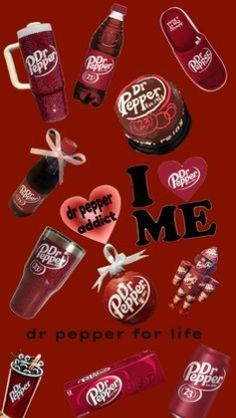 i love me poster with various types of chocolates and candies on red background