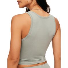 Our Jolene crop is crafted from natural stretch jersey cotton and comes in white, green, blue, black & gray—the perfect colors for a basic staple tank. Sports Solid Tank Top, Bra Friendly, Green Seamless Yoga Tank Top, Compressive Seamless Tank Top For Yoga, Green Tank Top With Built-in Bra For Yoga, Yoga Tank Top With Moisture-wicking And 4-way Stretch, Fitness Attire, White Green, Classic Black, Black Gray