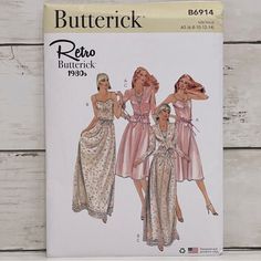 **Brand New** Butterick Retro 1980’s Women’s Sewing Patterns. Butterick B6914 Sizes: A5 (6, 8, 10, 12, 14) *New, Uncut, Factory Folded* 5 Patterns For $25 *Please Note: Packaging Has Folds And Creases But Pattern Is Unharmed* Sewing Vintage, Pretty Lingerie, Vintage Patterns, Sewing Patterns, Color White, Women's Fashion, Arts And Crafts, Size 6, Lingerie