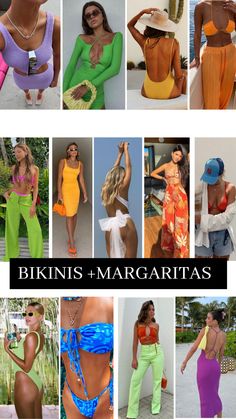 Bachelorette Themes Ideas Outfits, Bach Party Night Out Themes, Bachelorette Party Tequila Theme, Bach Beach Theme, Fiesta Theme Pool Party, Miami Outfits Bachelorette, Colorful Bachelorette Outfits, Margarita Outfit Ideas, Tulum Bachelorette Party Outfit