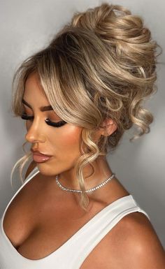 messy high bun, messy upstyle, messy textured upstyle, wedding updos, wedding hairstyle, messy updo hairstyle for elegant look, messy updos, hairstyle ideas , updo, wedding updo hairstyle , 90s updos, textured updo, upstyle High Updo Ponytail, Hi Updo Hairstyles, Hair Up Wedding Styles Bride, High Bun Messy Updo, Occasion Hairstyles Medium Length, Up Messy Hairstyles, Ball Gown Updos, Party Updos For Long Hair