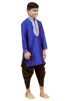 Product Features: Top Color: Blue Bottom Color: Black Top Fabric: Silk Bottom Fabric: Silk Pattern And Print: Embroidery Work: Solid And Neck Embroidered Sleeve Type: Full Sleeve Neckline Type: Chinese Collar Closure Type: Button Wash Care: Dry Clean Occasion: Festival Package Contain 1 Top And 1 Bottom Product Type Boys Kurta Pyjama Set Disclaimer: There Will Be Slight Difference In Digital To Actual Image Chinese Collar, Boys Kurta, Silk Bottoms, Boy Blue, Top Fabric, Full Sleeve, Pajama Set, Pajamas, Types Of Sleeves