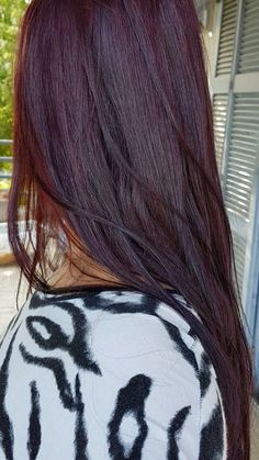 Wine Hair Color, Dark Red Hair Color, Mahogany Hair