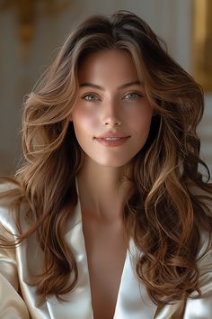 28 Old Money Brunette Hair Color Ideas You'll Love Brunette Hair With Curtain Bangs, Light Brunette Hair Color, Hair Care Routine Daily, Light Brunette Hair, Hair With Curtain Bangs