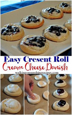 easy crescent roll cream cheese danish