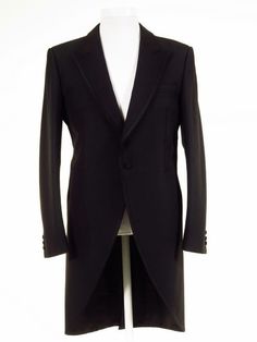 Black Tailcoat - Ex-Hire Black Wedding Morning Suit Tails Jacket - All Sizes £59 Mens Ascot