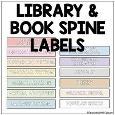 the library and book spine labels are shown