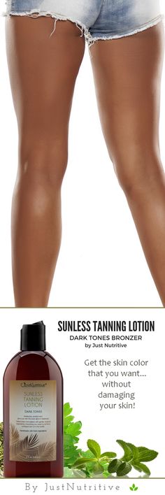 Get the fast dark and long lasting tan while improving the look and feel of your skin. Tanned Women, Nails Design Almond, Just Nutritive, Almond Eye Makeup, How To Tan, Sunless Tanning Lotion, Kettlebell Exercises, Bronze Tan, Tanning Tips