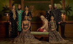 FIRDAUS by Sabyasachi :: Behance Tarun Khiwal, Indian Wedding Outfit, Men's Ethnic Wear, Designer Party Wear Dresses, Indian Heritage, Group Of People