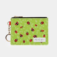 "Mary Lake Thompson Ladybugs RFID Keychain Wallet Keep your information protected in your favorite classic art. Featuring RFID protection, our Keychain wallets boast 3 card slots along with an additional storage pocket and large coin pouch.  PRODUCT DETAILS 1 keychain wallet Keyring comes attached Vegan leather texture  Size - 4 1/4\"x3 1/8\"x1\" SHOP THE MARY LAKE THOMPSON COLLECTION HERE https://www.etsy.com/listing/1094738276/mary-lake-thompson-art-keychain-wallet SHOP BANGLES https://www.etsy.com/shop/MonarquebyFigDesign?ref=seller-platform-mcnav&section_id=35158221 LET'S CONNECT! Find us on social media @ShopMonarque Join our newsletter for 10% off your first order and more! Sign up here: https://mailchi.mp/c5eb27101335/etsy-landing-page  PROCESSING Orders are processed and shipped wi Card Holder Wallet Keychain, Cute Card Holder Wallet, Mary Lake Thompson Art, Ladybug Accessories, Aesthetic Wallet, Ladybug Purse, Keychain Wallets, Collage Gifts, Art Keychain