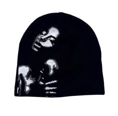 Teeth Caps, Streetwear Winter, Hats Women, Black Y2k, 90s Grunge, Head Accessories, Cute Hats, Jacquard Knit, Red Wool