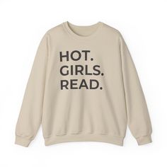 Comfy Wear, Lover Sweatshirt, Girl Reading, Clean Cut, Book Lover, Top Tier