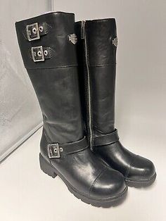 ad eBay - Harley-Davidson Barlyn 8 1/2 Engineer 85219 Womens Brown Motorcycle Boots - Buy Now, click the link (eBay) Brown Motorcycle Boots, Brown Motorcycle, Harley Davidson Boots, Engineer Boots, Solid Brown, Brown Pattern, Hit The Road, Harley Davidson Women, Motorcycle Boots