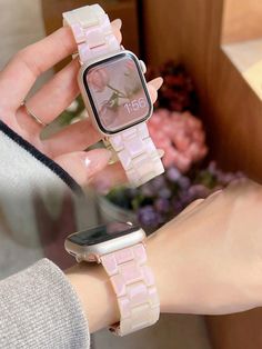 Jam Aesthetic, Resin Bracelet, Bracelet Apple Watch