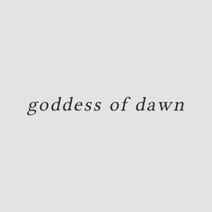 the words godless of dawn written in black on a white background