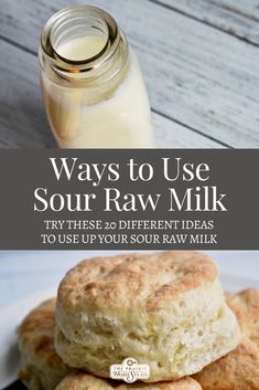 20 Ways to Use Sour Raw Milk • The Prairie Homestead What To Do With Sour Milk Recipes For, Raw Cow Milk Recipes, Soured Milk Recipes, Lots Of Milk Recipes, Sour Milk Bread Recipes, What To Do With Old Milk, What To Make With Sour Milk, Uses For Sour Milk, Clabbered Milk Recipes