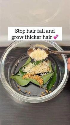 37K likes, 90 comments - samasya_and_samadhan on October 7, 2023: "Stop hairfall and regrow lost hair | Get longer& thicker hair with this Serum 💯 results #riceforhairgrowth #stophaifall #curryleavesfo..." Stop Hairfall, Regrow Lost Hair, Hair Growth Serum Diy, Longer Thicker Hair, Hair Ingredients, Grow Thicker Hair, Homemade Shampoo