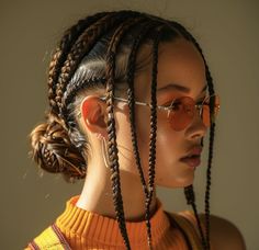 Cornrows Low Bun, All Braids Hairstyles, Festival Box Braids, How To Braid Your Own Hair Cornrow, Up Do Braided Hairstyles, Part Braided Hairstyles, Short Hair Braids For Women, Braids Into Low Bun, Short Hairstyle Women Braids