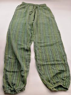 Patchwork UNISEX Cotton Gheri Stripe Trousers VINTAGE Yoga Pant, Handmade in Nepal Xmas Gift - Etsy Aladin Pants, Holiday Trousers, Festival Trousers, Boho Yoga Pants, Vintage Yoga, Funky Pants, Balloon Pants, Hippie Pants, Yoga Pant