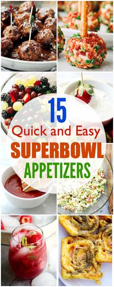 the top ten quick and easy super bowl appetizers