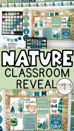 the nature classroom reveal poster is shown