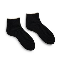 black short socks Merino Wool Cashmere Women's Socks, Merino Wool Cashmere Socks, Cashmere Socks, Burlap Bags, White Tip, Women's Socks, Black Socks, Shoe Boutique, Wool Socks