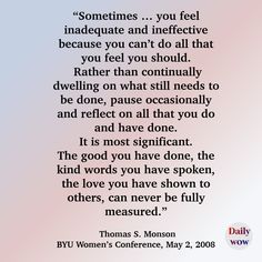 a quote from thomas s monsson about love