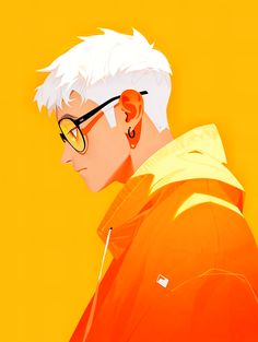 Cute Handsome Boy, Boy Profile, Model Pose, Teen Life, Side Profile, Anime Cartoon, 2d Art, Cute Anime, Fashion Model