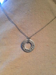 The Ivy Trio, Ivy Trio, Yucca Valley, The Maze Runner, The Ivy, Maze Runner, Chain Lengths, Hand Stamped, Washer