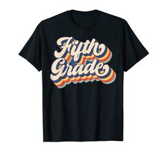 PRICES MAY VARY. Fifth Grade shirt with retro vintage design is a perfect gift idea for 5th grade crew squad, 5th grade teacher to wear on back to school 2022, happy first day of school, 100th day of school, last day of school, graduation from 4th party Fifth grade shirt, hello 5th grade, watch out 5th grade here i come, 5th grade level unlocked, goodbye 4th garde , 5th grade team shirt, 5th grade back to school gifts, 5th teacher gift, teacher shirt, teacher life, teacher appreciation Lightweig Fifth Grade Teacher Shirts, 5th Grade Back To School, School Last Day, Fifth Grade Teacher, 5th Grade Teacher, Student Design, Happy First Day Of School, Teacher And Student, Sunset Design