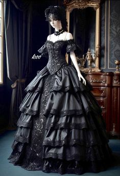 Gothic Ball Gown, Victorian Gothic Dress, Gowns Corset, Goth Wedding Dresses, Wedding Dresses Off The Shoulder, Gothic Victorian Dresses, Masquerade Ball Gowns